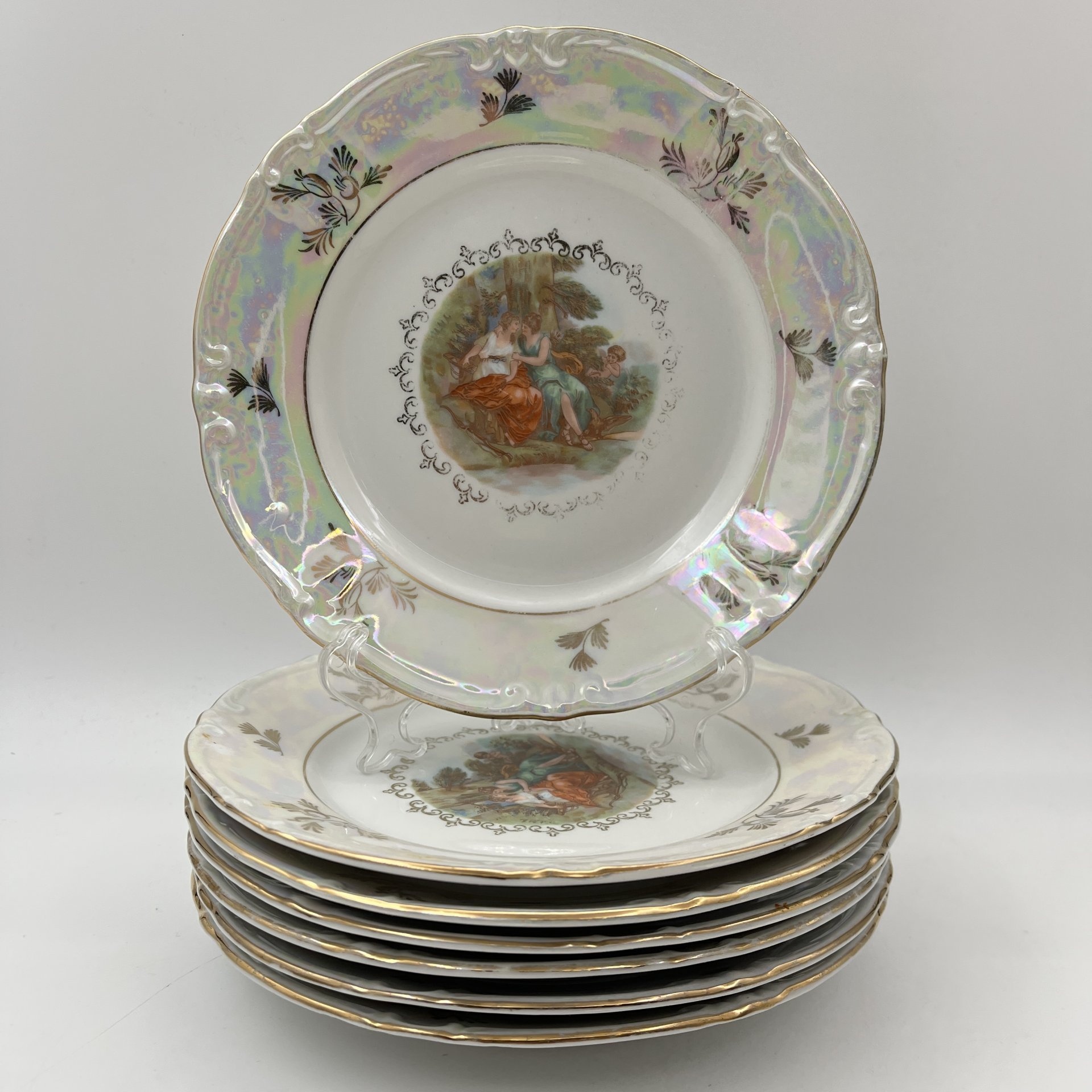 Набор десертных тарелок "Мадонна" на 7 персон