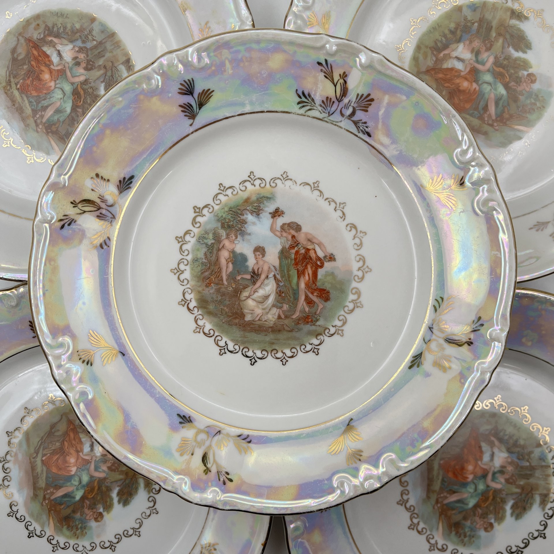 Набор десертных тарелок "Мадонна" на 7 персон