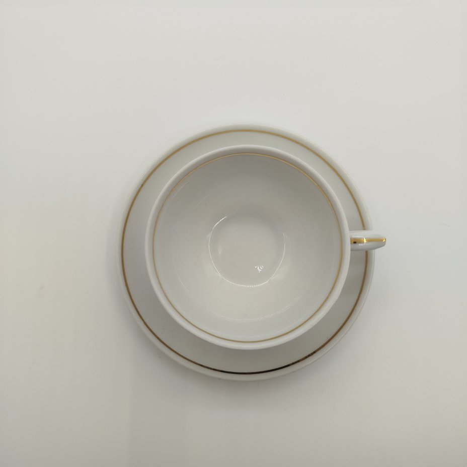 Кофейная пара сувенирная, украшенная гербом города Sellin-a-Rugen