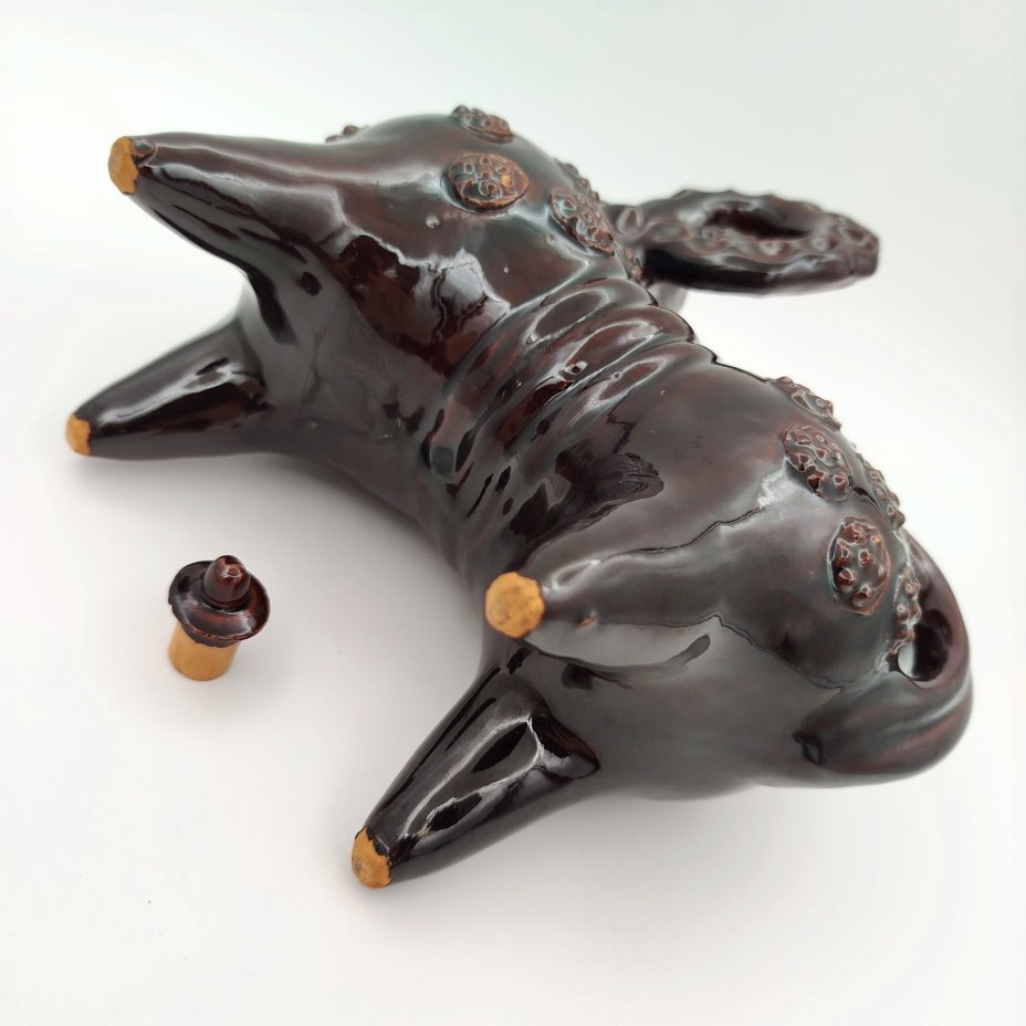 Зооморфный сосуд (кувшин, лембик) в виде барана ("Баранец"), Опошня