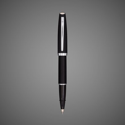 Ручка-роллер Aurora Style Resina Matt Black CT, в подарочной коробке, Лаки и смолы: смола, хром