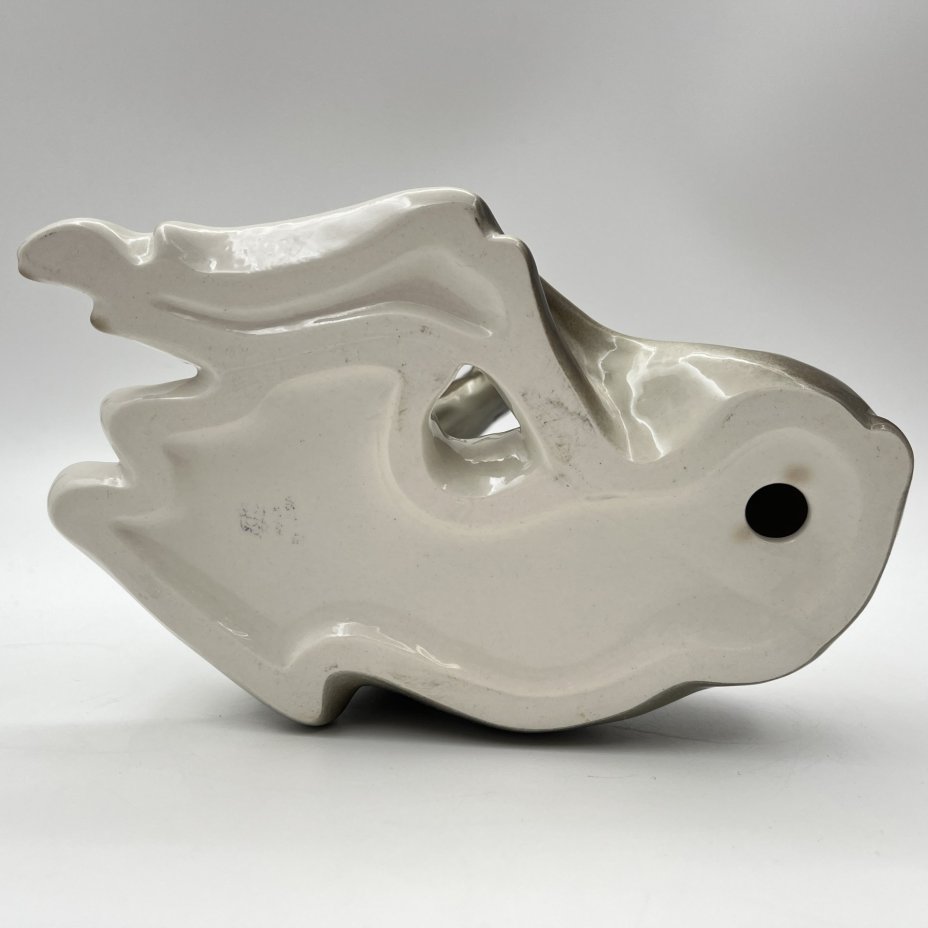 Статуэтка "Лось", скульптор П.П. Веселов, фарфор, аэрография, Ленинградский фарфоровый завод (ЛФЗ), Российская Федерация, 1991-2005 гг.