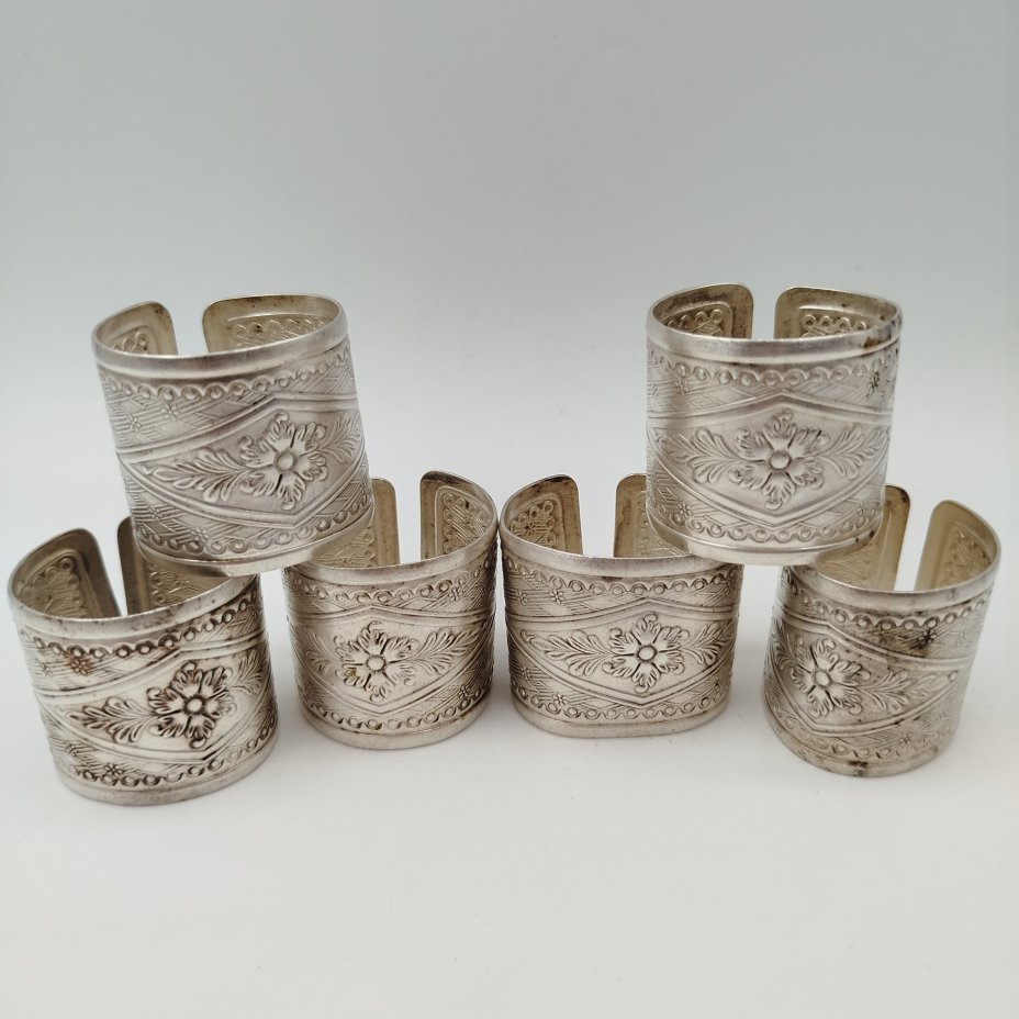 Набор колец для салфеток на 6 персон