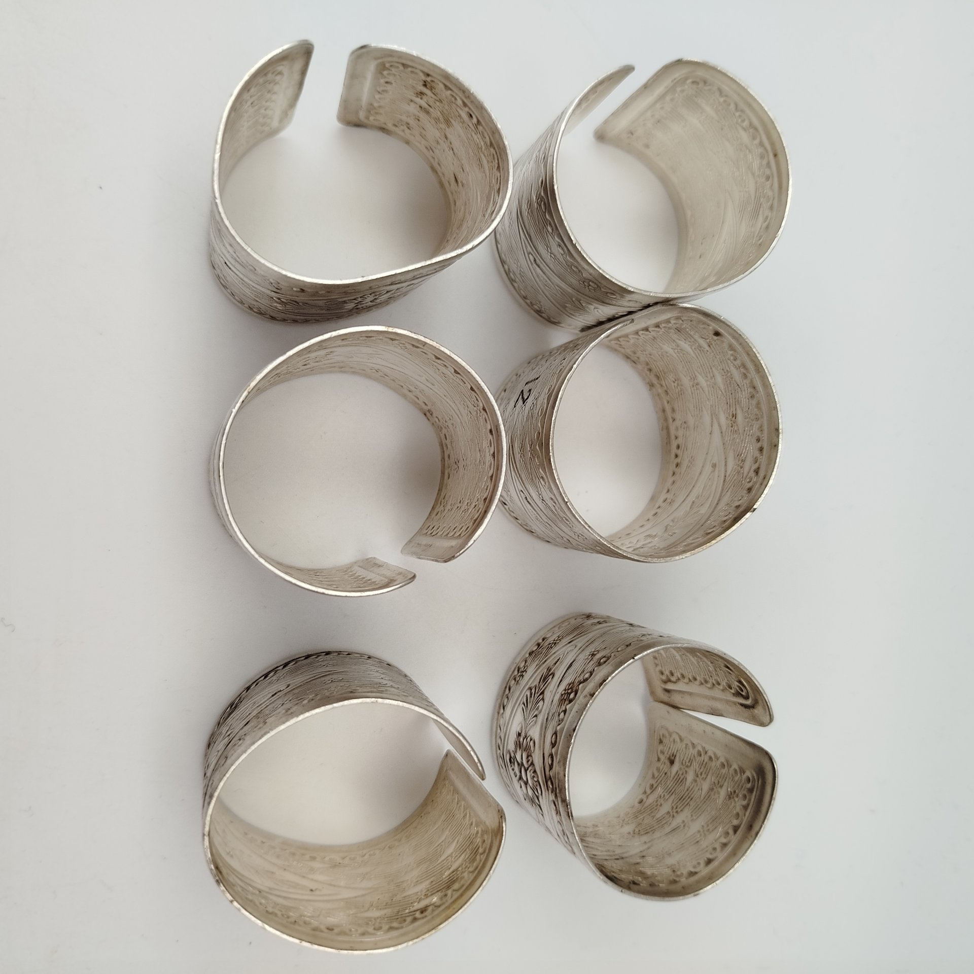 Набор колец для салфеток на 6 персон