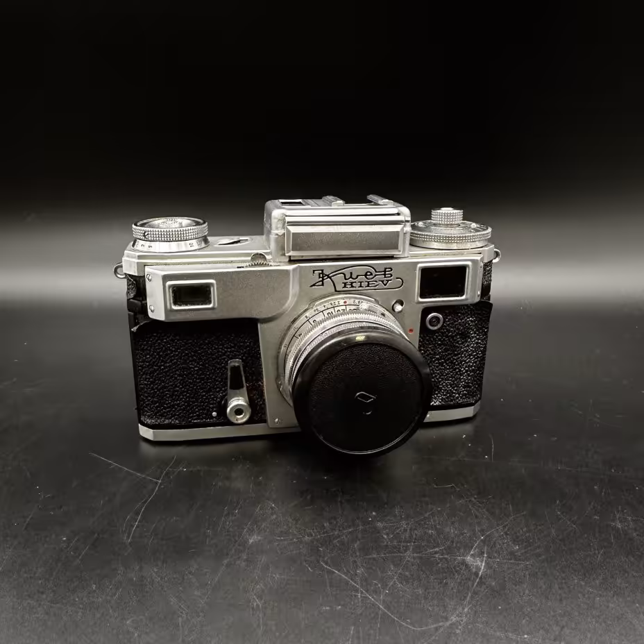Фотоаппарат не рабочий "Киев-4" с объективом "Юпитер-8М", Киевский завод «Арсенал»