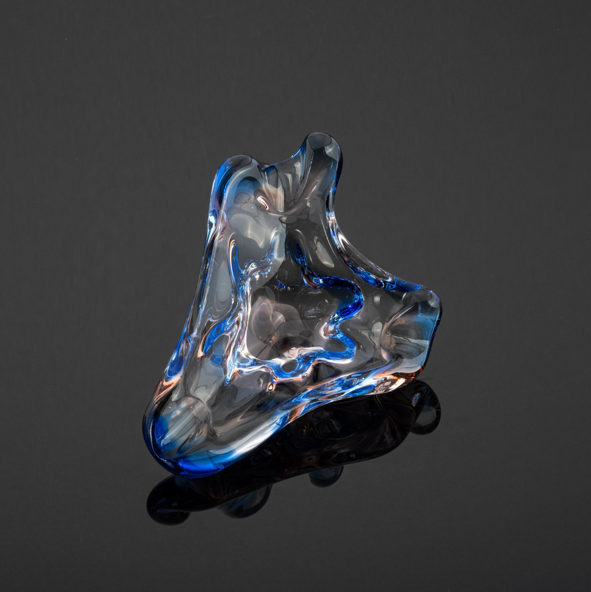 Пепельница винтажная, Мстисовский стекольный завод, Mstisov Glassworks (Стекольный завод в Мстишов)