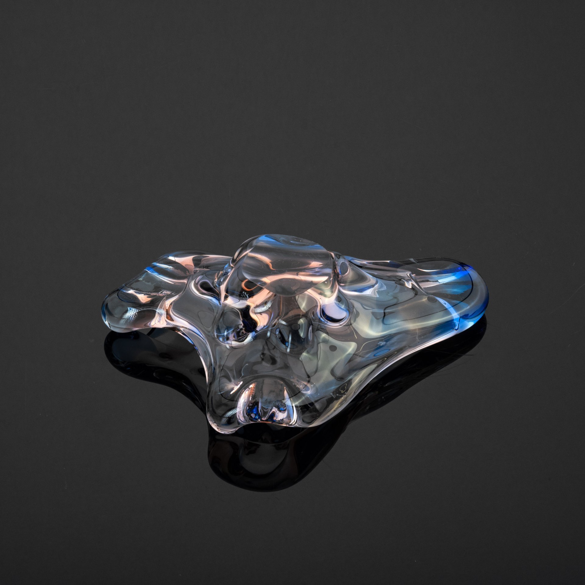 Пепельница винтажная, Мстисовский стекольный завод, Mstisov Glassworks (Стекольный завод в Мстишов)