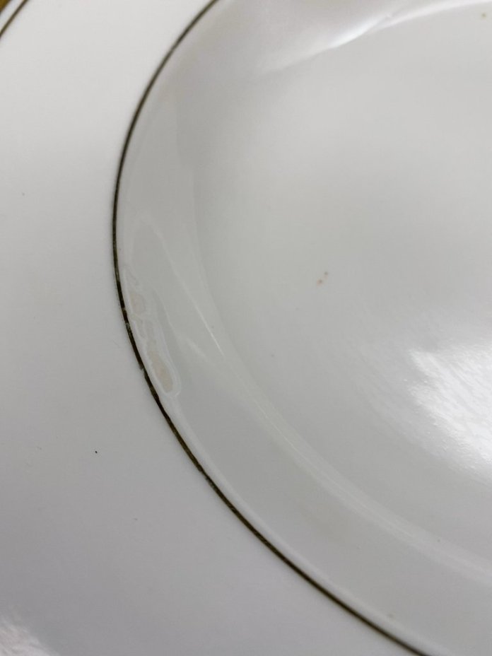 Тарелка суповая, фарфор, золочение, Ленинградский фарфоровый завод (ЛФЗ), СССР, 1970-1986 гг., Ленинградский фарфоровый завод (ЛФЗ)