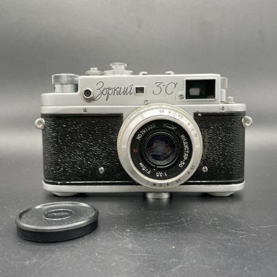 Фотоаппарат "Зоркий 3-С" с объективом "Индустар-50", Красногорский механический завод (КМЗ)