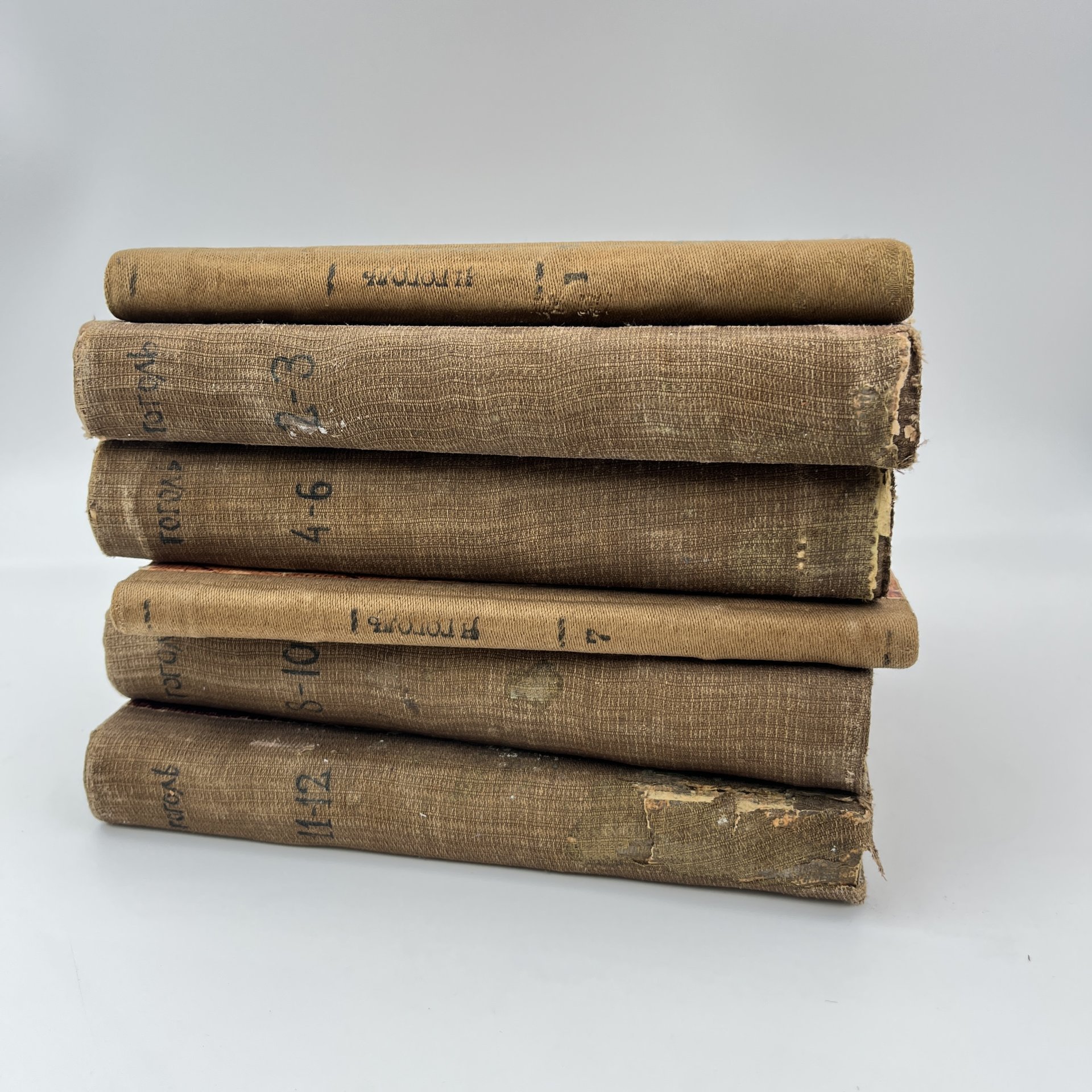 Полное собрание сочинений Н.В. Гоголя в 12 томах под редакцией Н.С. Тихонравова, бумага, печать, Издание А.Ф. Маркса, Российская империя, 1900 г.