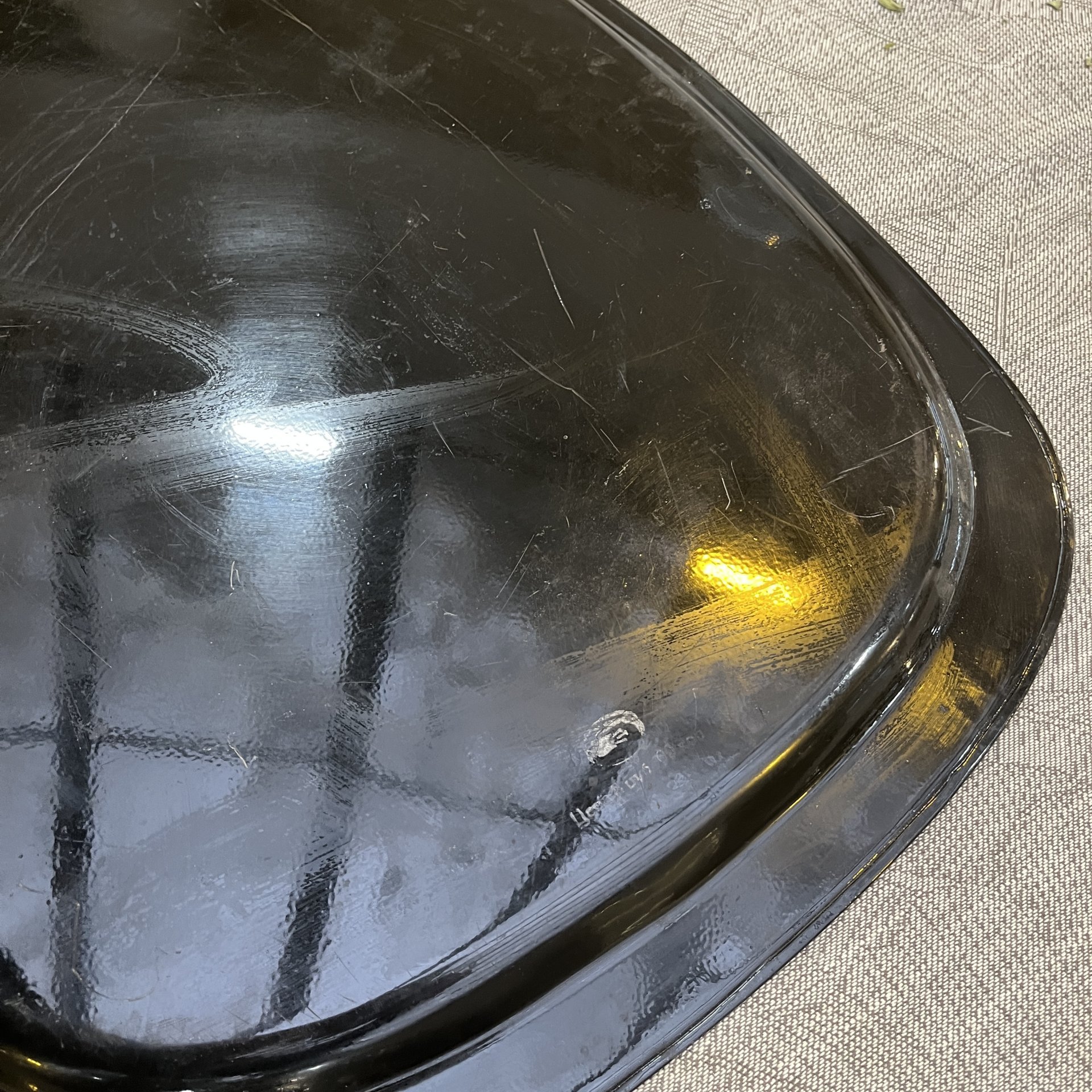 Поднос прямоугольной формы с цветочным декором, жесть, роспись, Жостовская фабрика декоративной росписи, СССР, 1960-1980 гг.