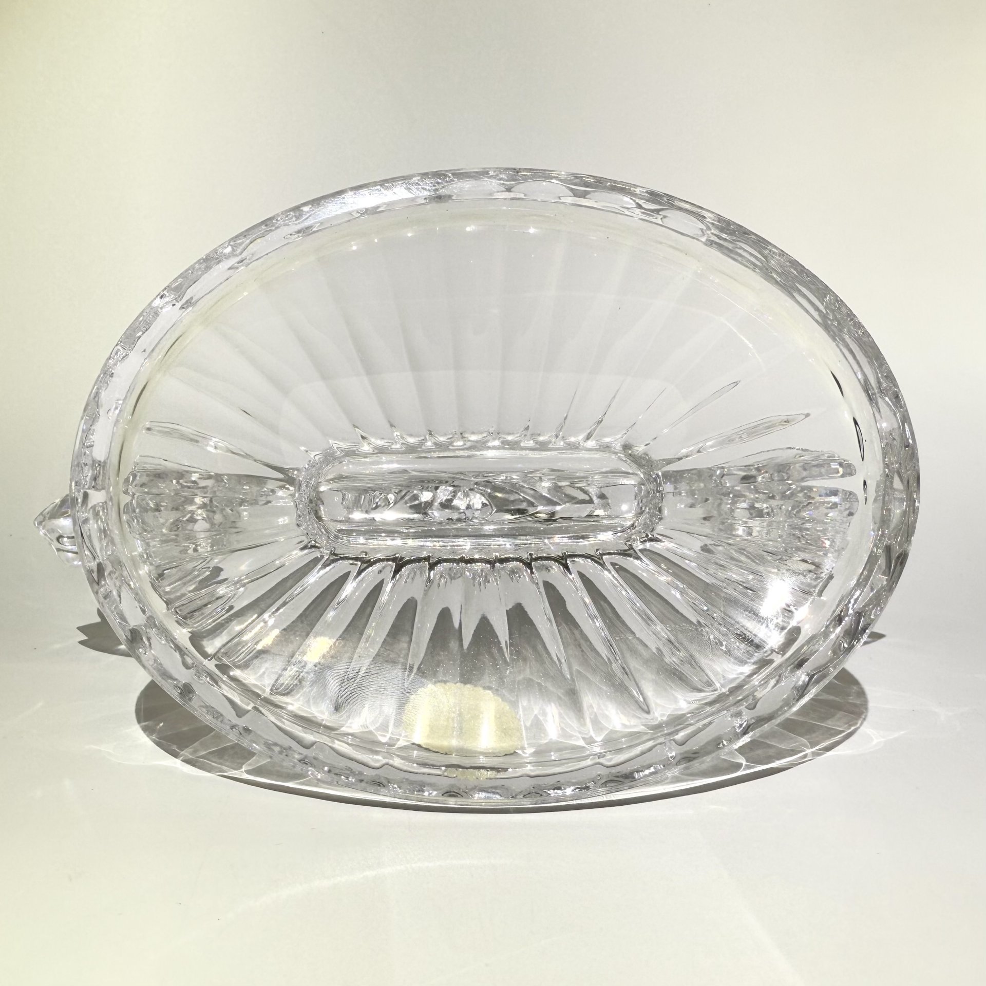 Подсвечник 2-х рожковый (дикирий), стекло, Bohemia Crystalite, Чехия, 1990-2010 гг., Bohemia Crystalite