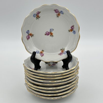 Розетки украшенные цветочным декором, Aquincum Porcelain