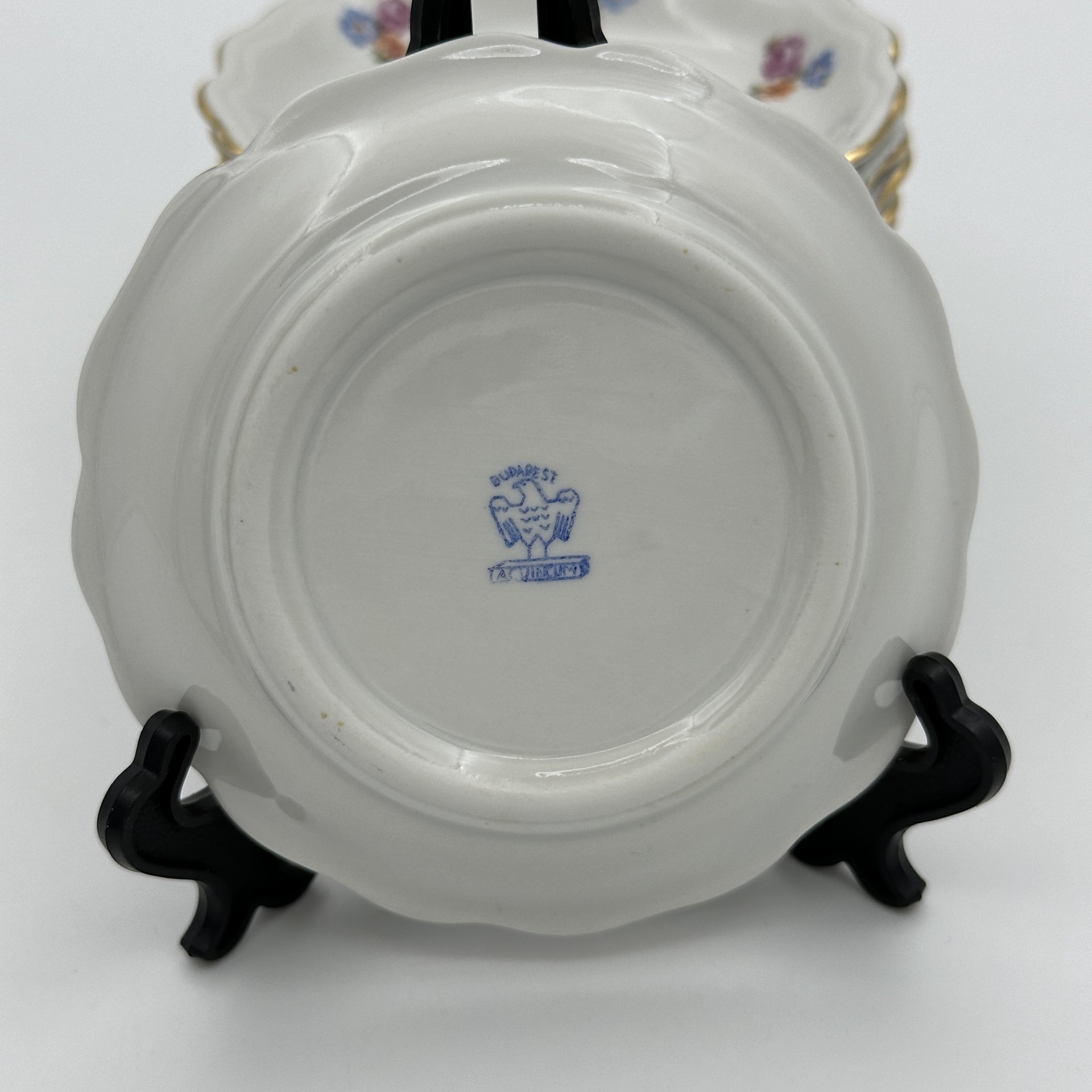 Розетки украшенные цветочным декором, Aquincum Porcelain