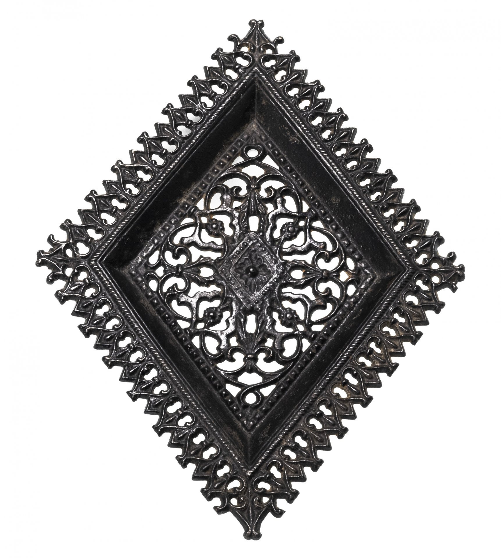 Визитница ажурная, чугун, Каслинский чугунолитейный завод, СССР, 1970-1980 гг.