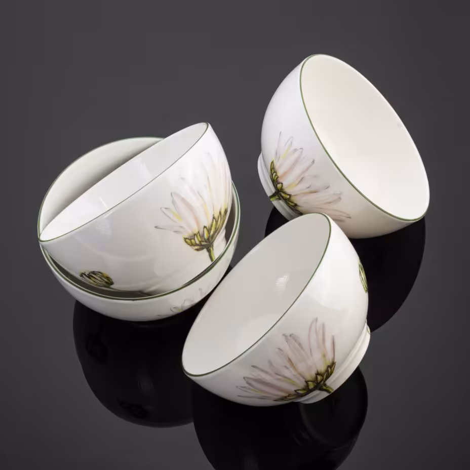 Набор из 4 пиал (мисок для мюсли) из коллекции Flora (Marguerite), Villeroy & Boch