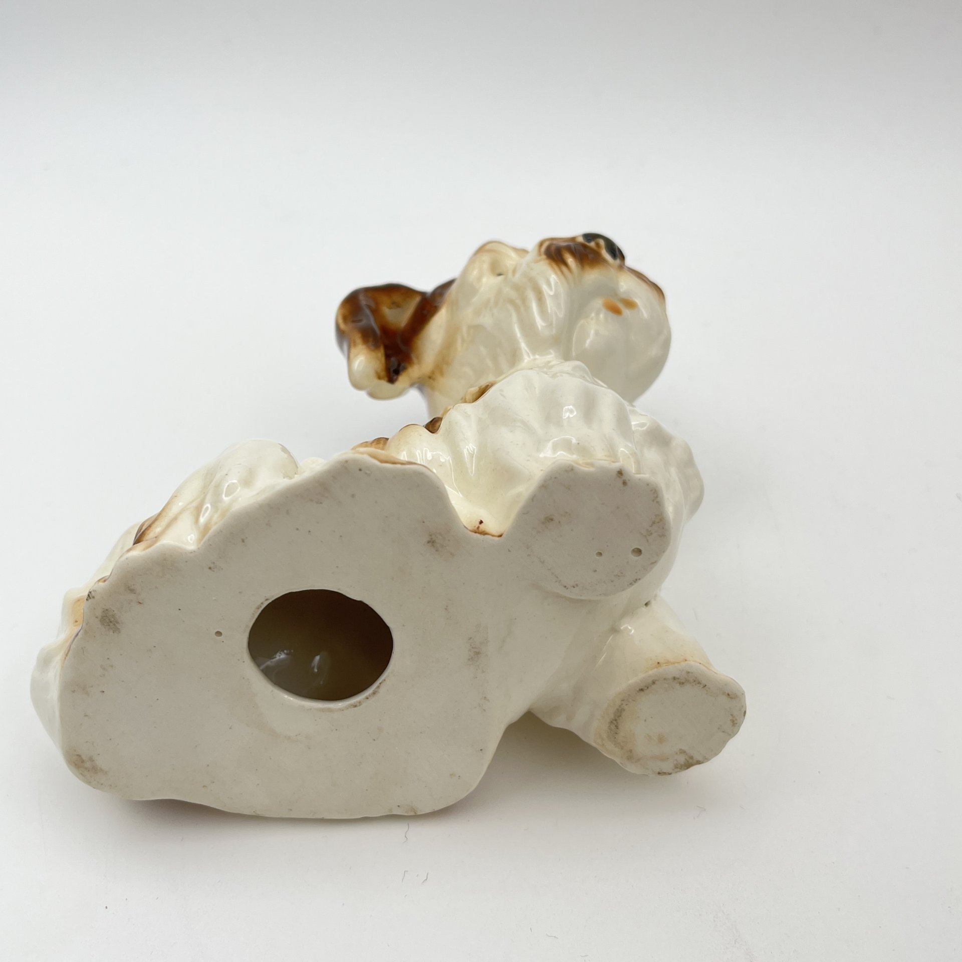 Статуэтка "Терьер с поднятым ухом", фарфор, аэрография, Германия, 1970-1990 гг.