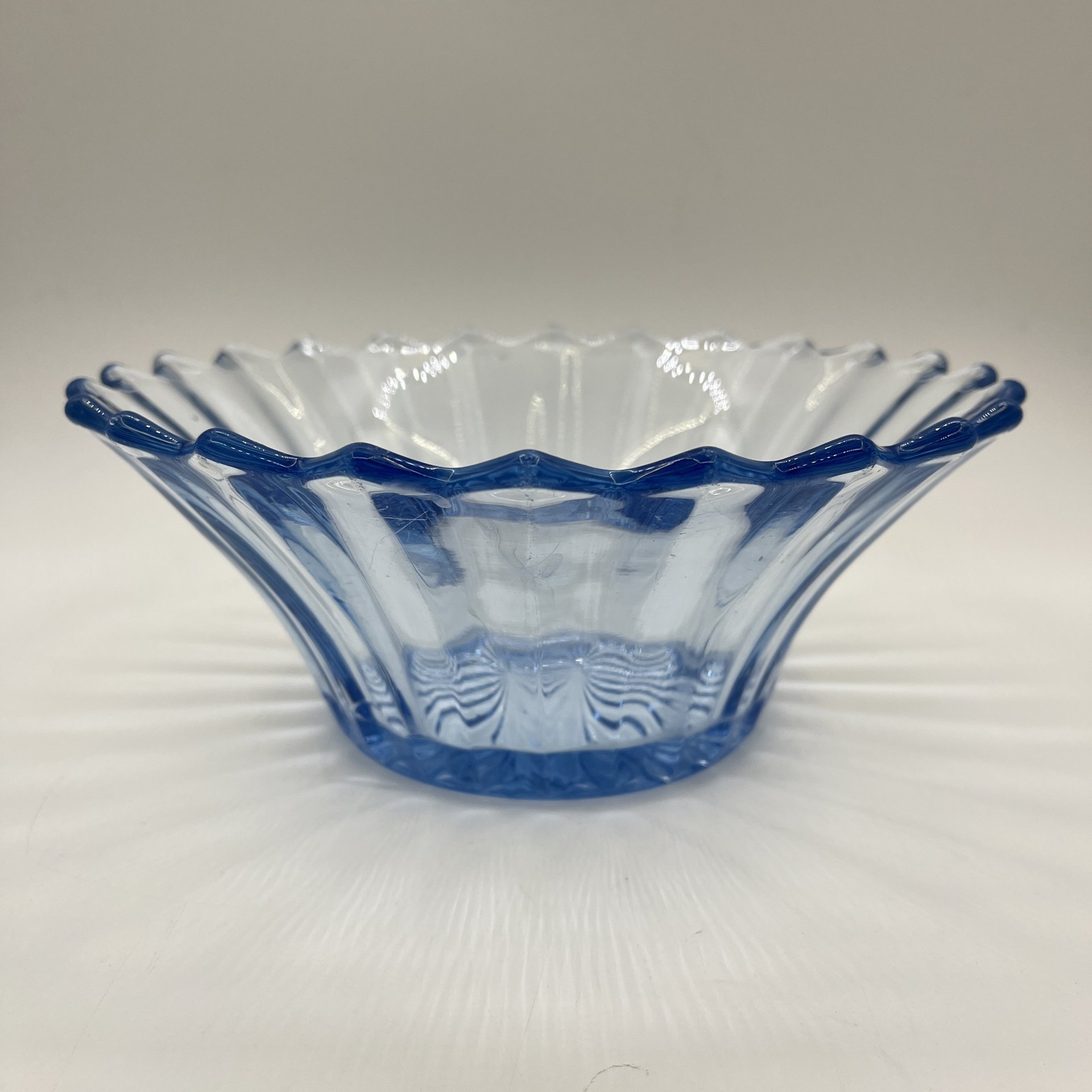 Салатник (конфетница), цветное стекло, СССР, 1970-1990 гг.