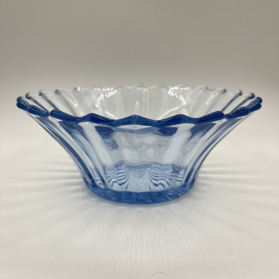 Салатник (конфетница), цветное стекло, СССР, 1970-1990 гг.