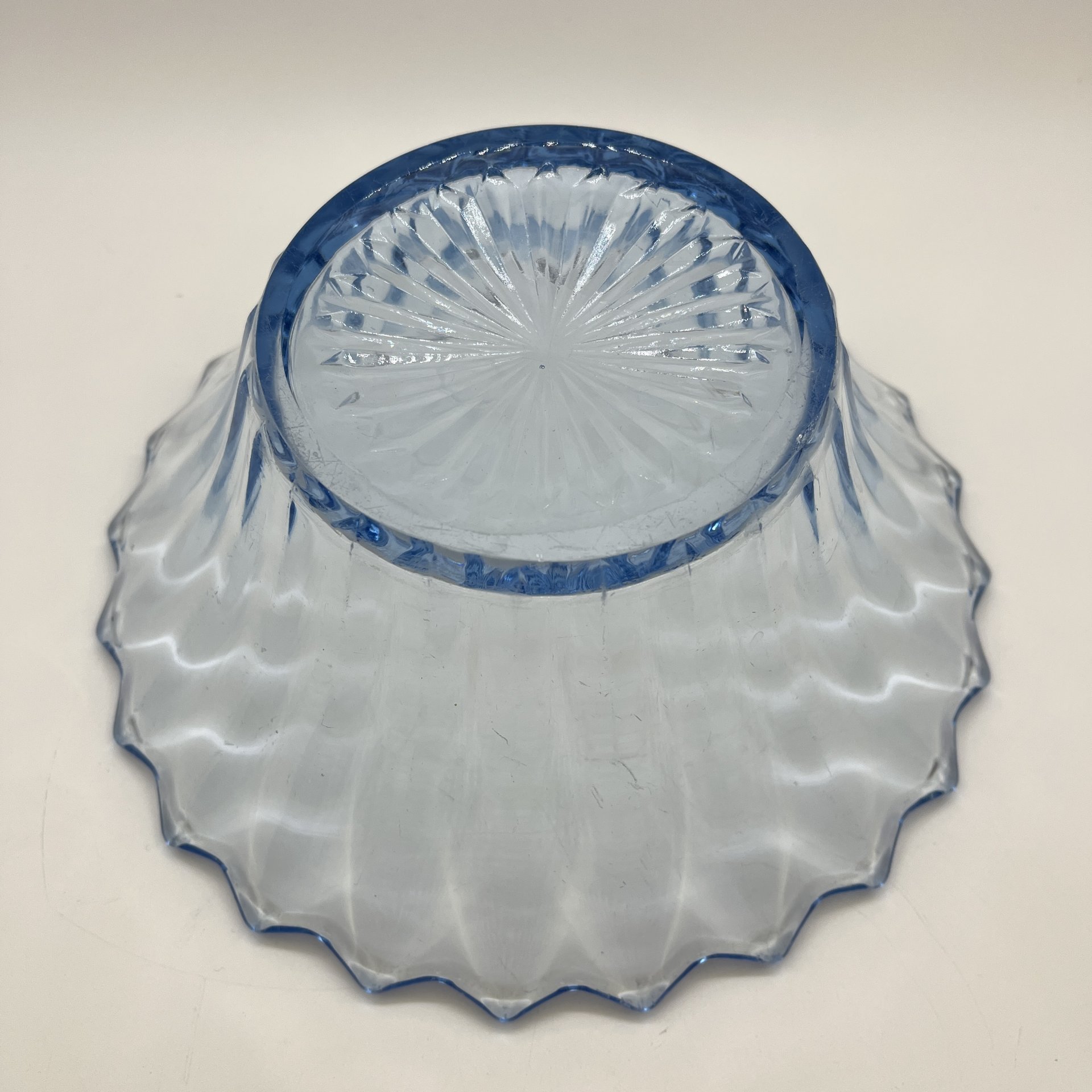 Салатник (конфетница), цветное стекло, СССР, 1970-1990 гг.