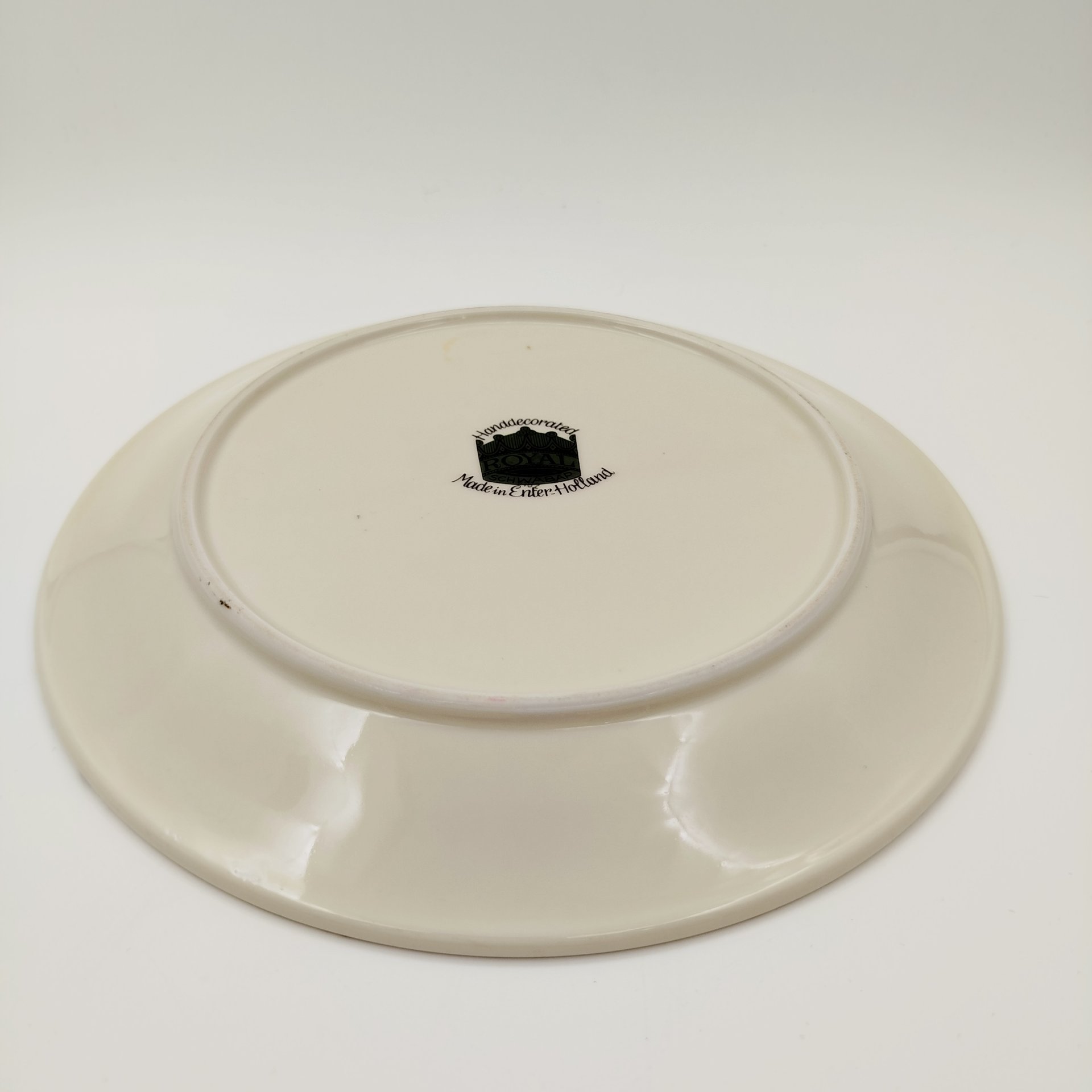 Тарелка декоративная с изображением пейзажа, J.C. van Hunnik, Royal Schwabap, фарфор, деколь, Нидерланды, 1980-1990 гг.