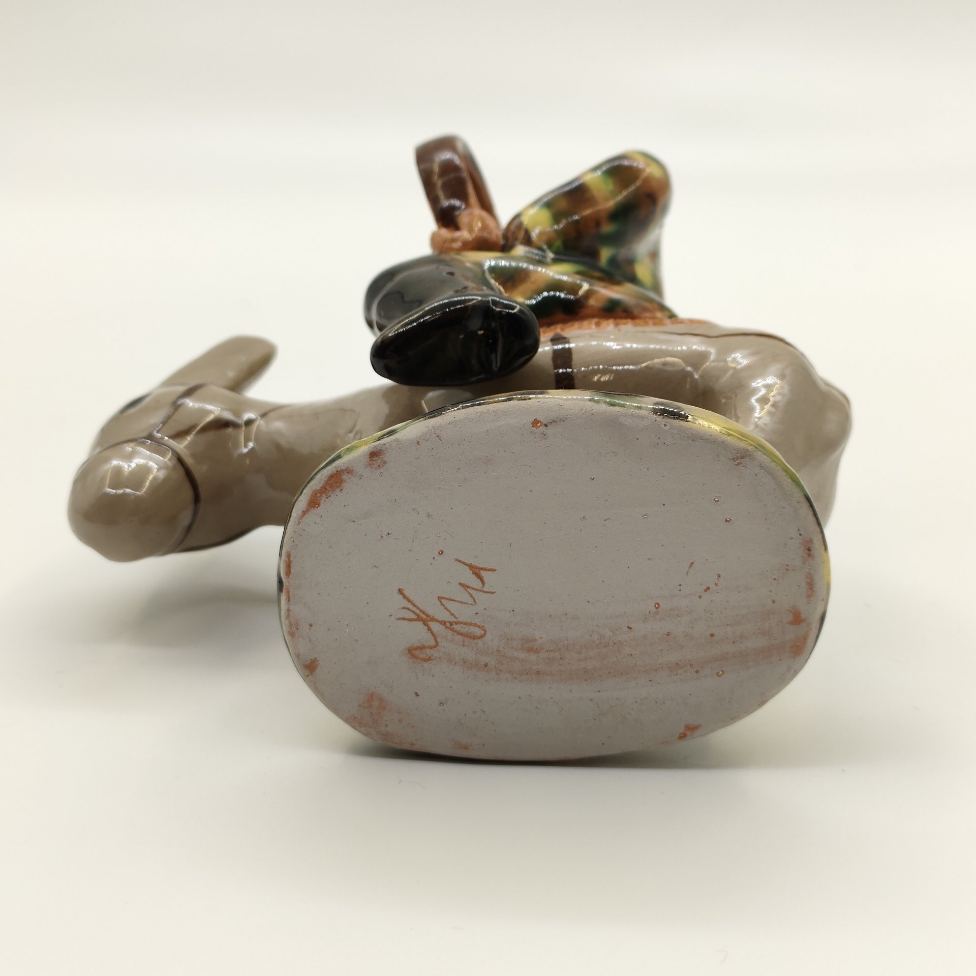 Статуэтка "Узбек на ослике", керамика, глазурь, роспись, СССР, 1980-1990 гг.