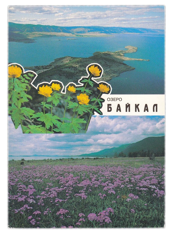 Открытка (открытое письмо) "Малое море. Виды природы" фот. С.Волков 1994