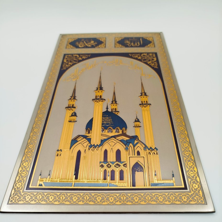 Панно "Кул-Шариф" в упаковке, Златоустовская гравюра на стали
