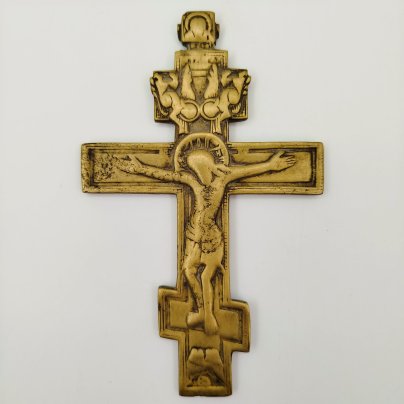 Крест киотный малый "Распятие Христово" (с оглавием)