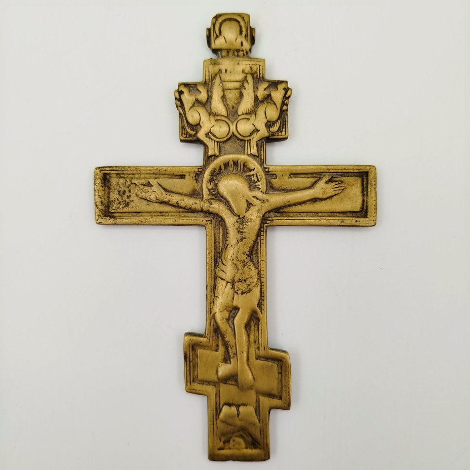 Крест киотный малый "Распятие Христово" (с оглавием)