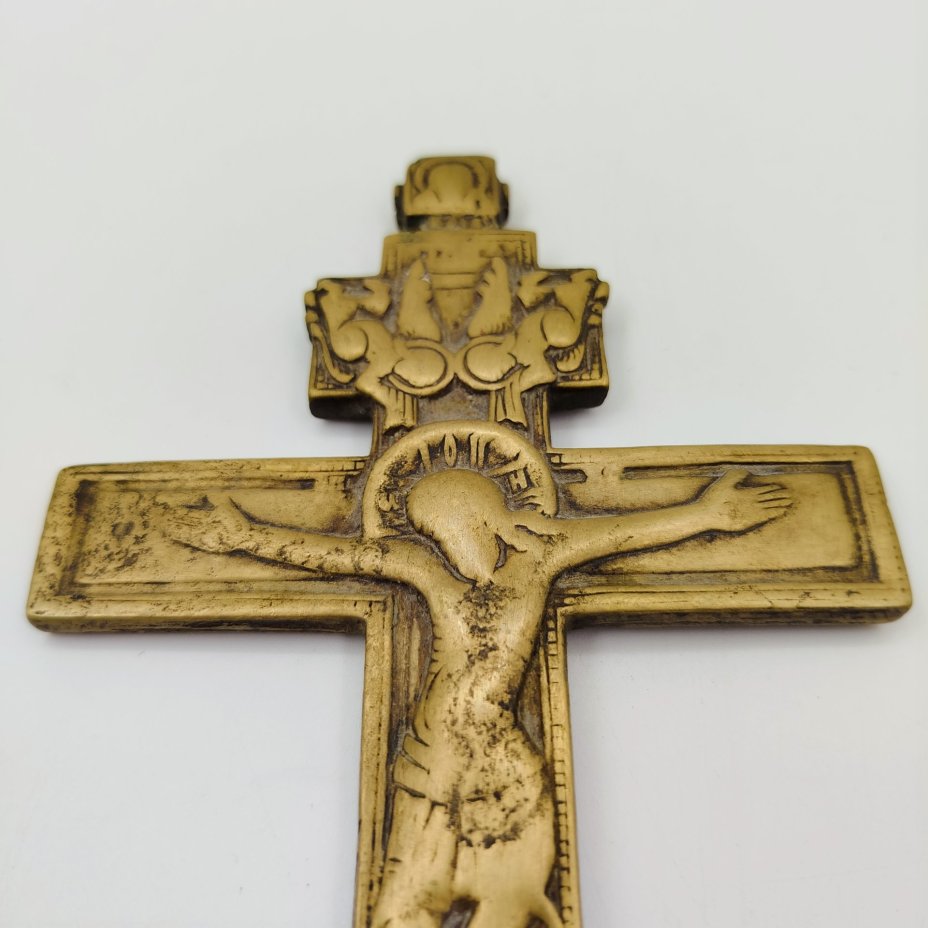 Крест киотный малый "Распятие Христово" (с оглавием)