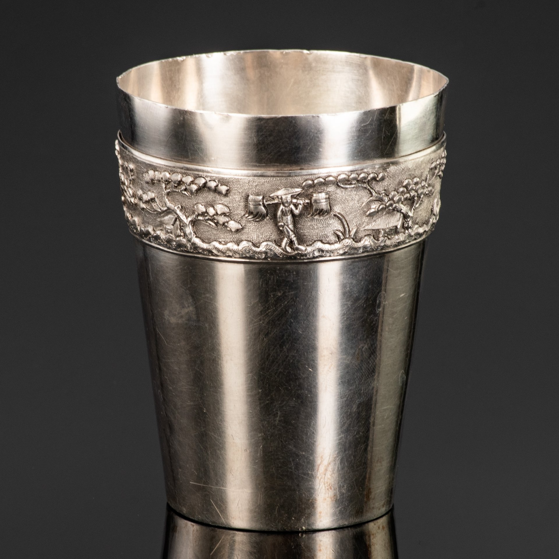 Стопка большая (стакан) с изображением жанровой сцены