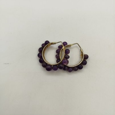 Серьги округлой формы