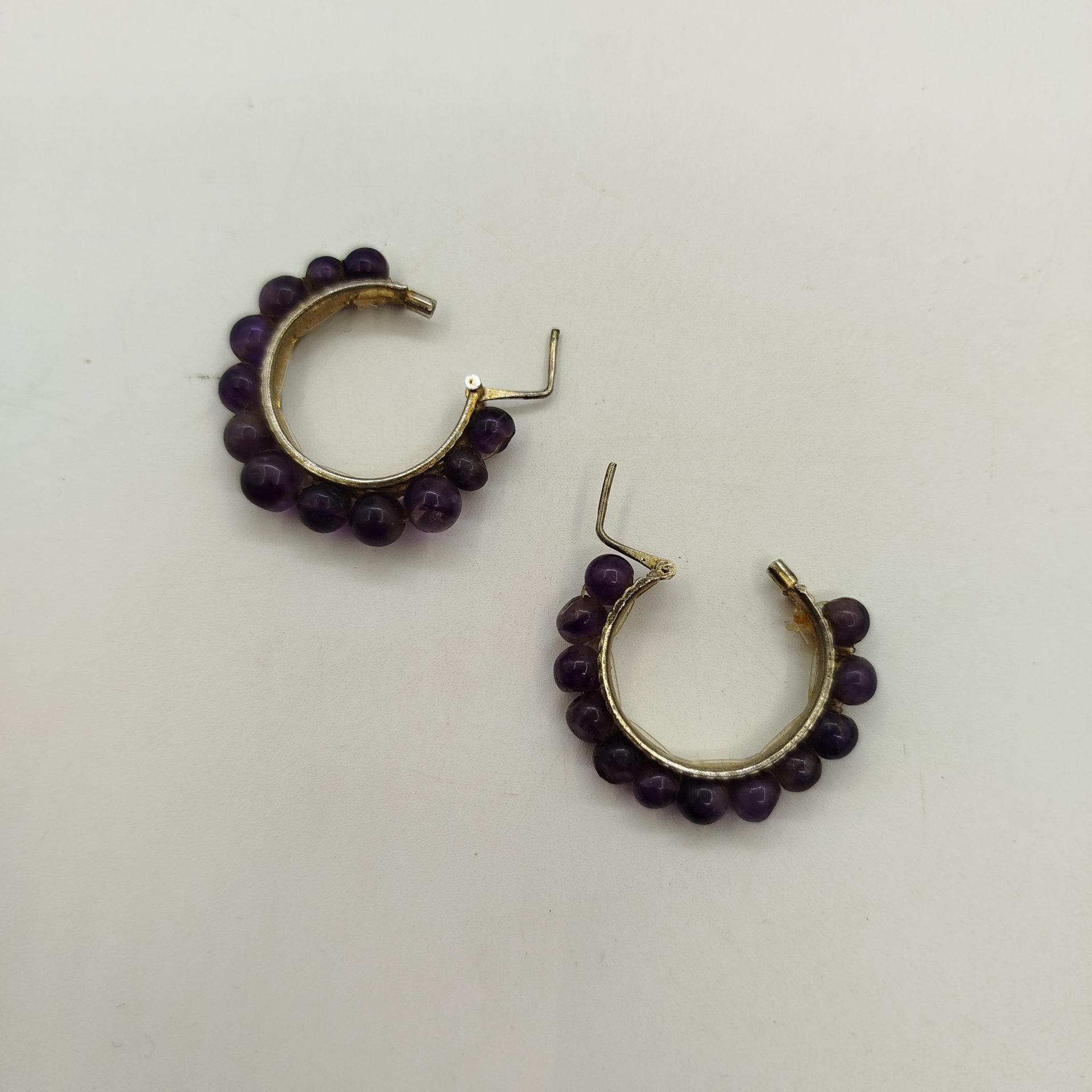 Серьги округлой формы