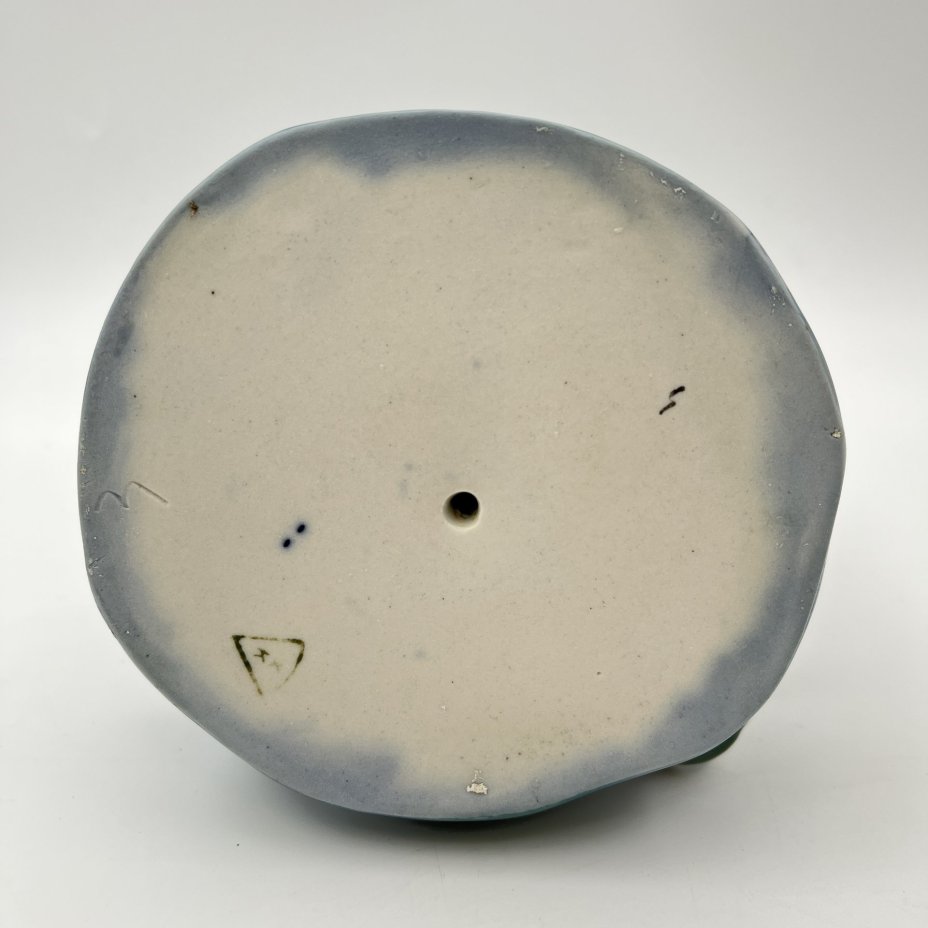 Статуэтка "Хозяйка медной горы", скульптор Л. Н. Шушканова, фарфор, роспись, Турыгинский фарфоровый завод артели «Художественная керамика» (Гжель), СССР, 1950-1960 гг.