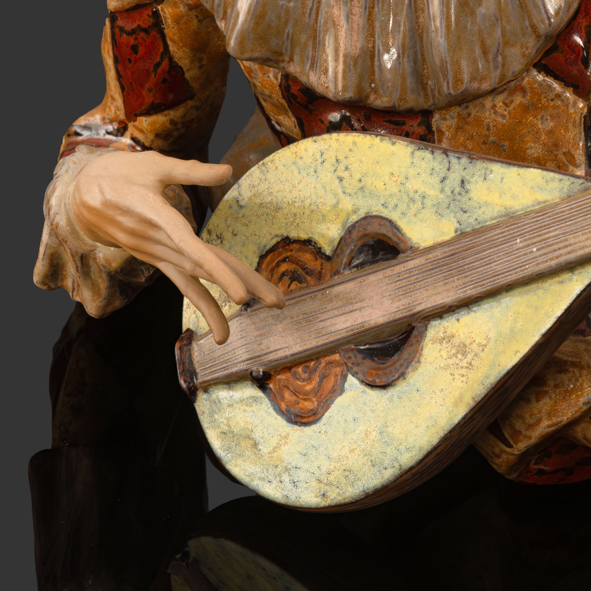 Скульптура "A soft Refrain" [с сертификатом], № модели 986, авторы D. Antonio Ramos, D. Pilar Perez (Д. Антонио Рамос, Д. Пилар Перес), фарфор, роспись, Lladro, Испания, 2003 г.