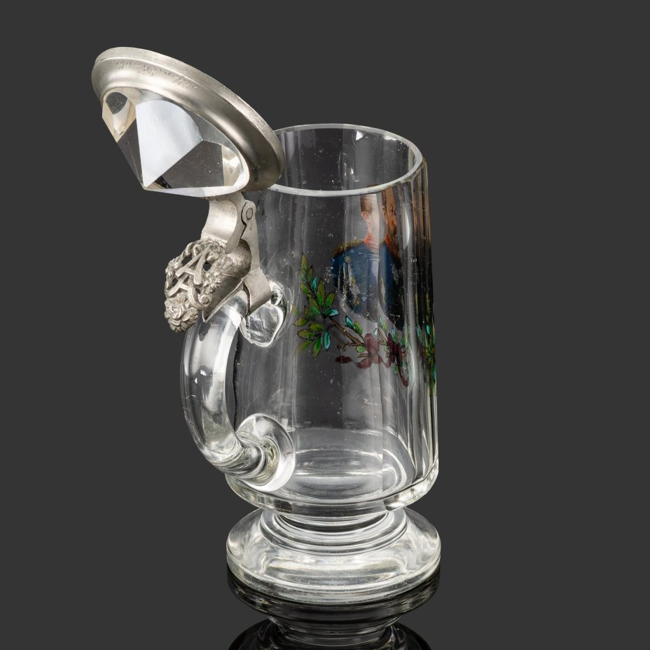 Кружка пивная с портретом Альфонса Франке (Alfons Franke)