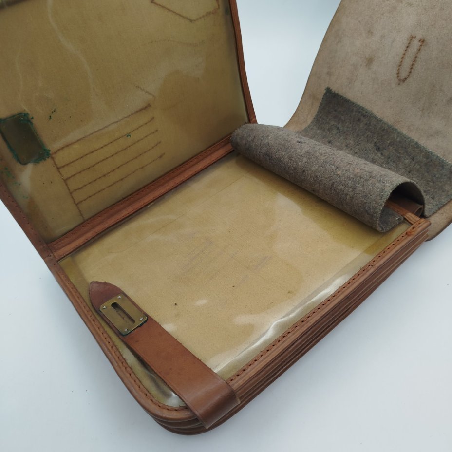 Планшет офицерский, металл, кожа, целлулоид, Германия, 1940-1950 гг.