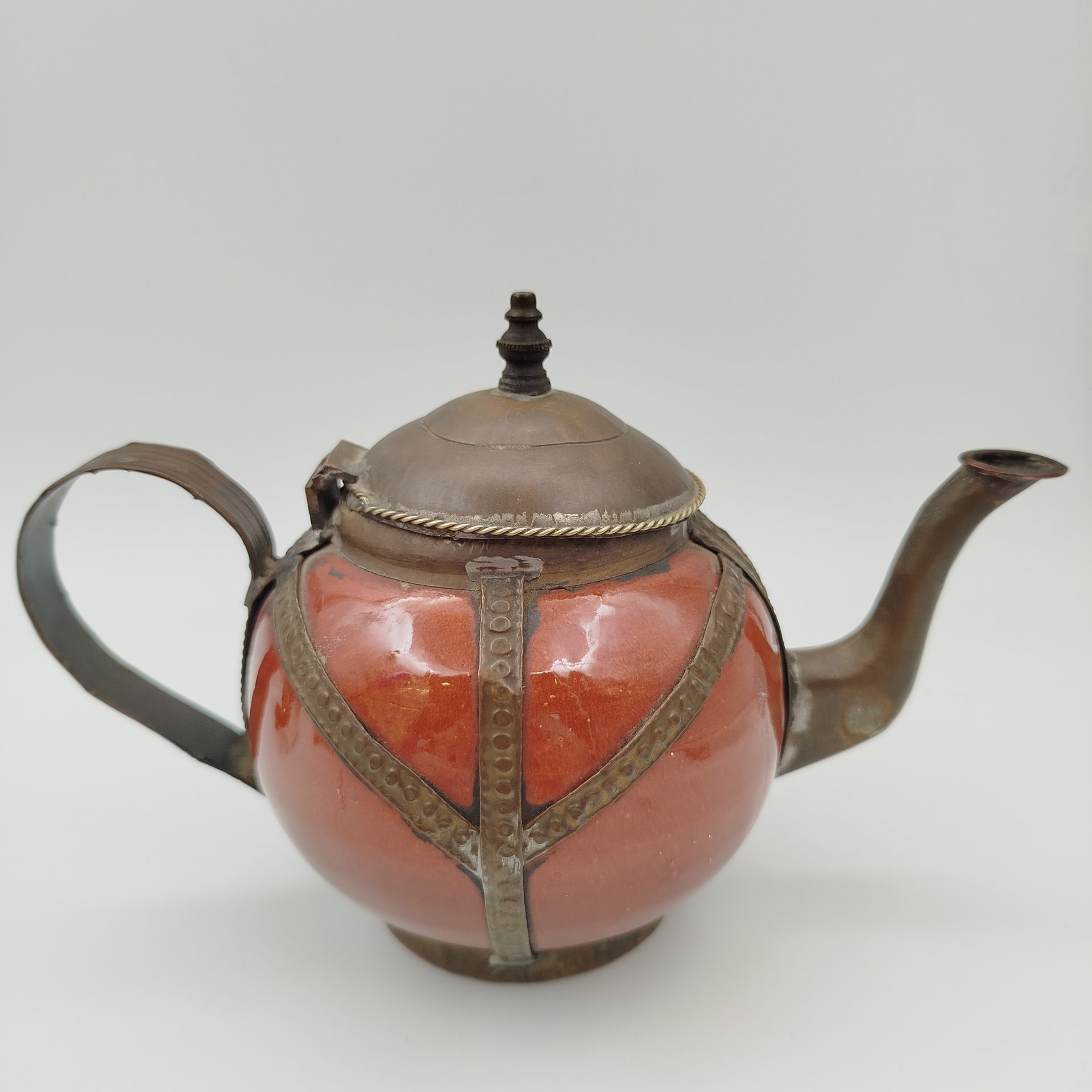 Чайник заварочный марокканский в металлической оплетке