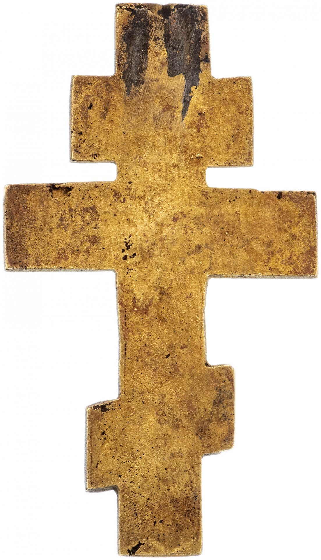 Крест "Распятие Христово", бронза, литье, Российская Империя, 1850-1890 гг.