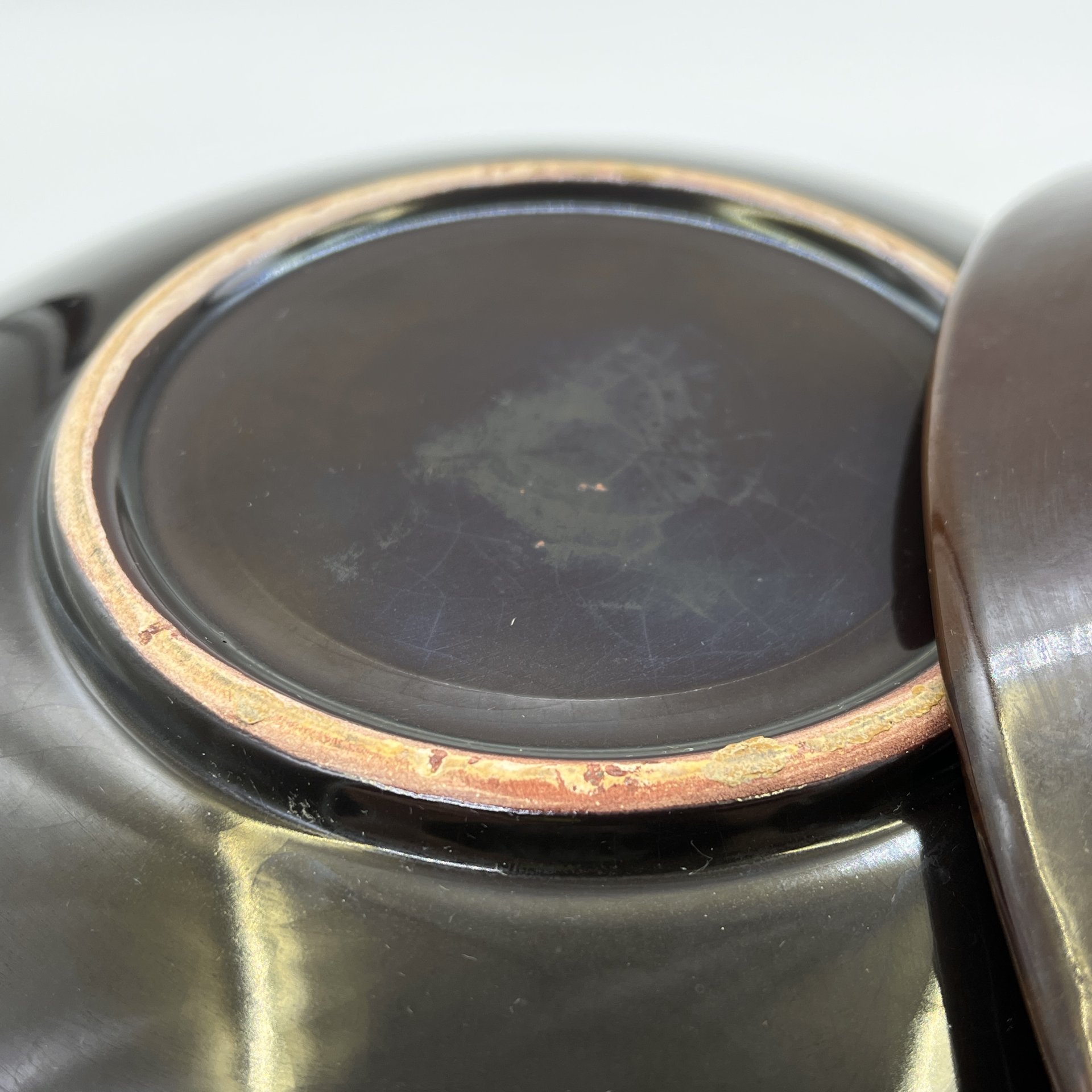 Набор из 2-х сервировочных блюд, фаянс, цветные поливы, СССР, 1970-1990 гг.