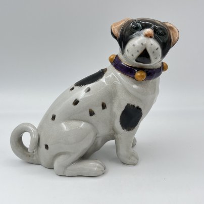Статуэтка "Собака", фарфор, роспись, кракле, Wong Lee, Китай, 1990-2000 гг.