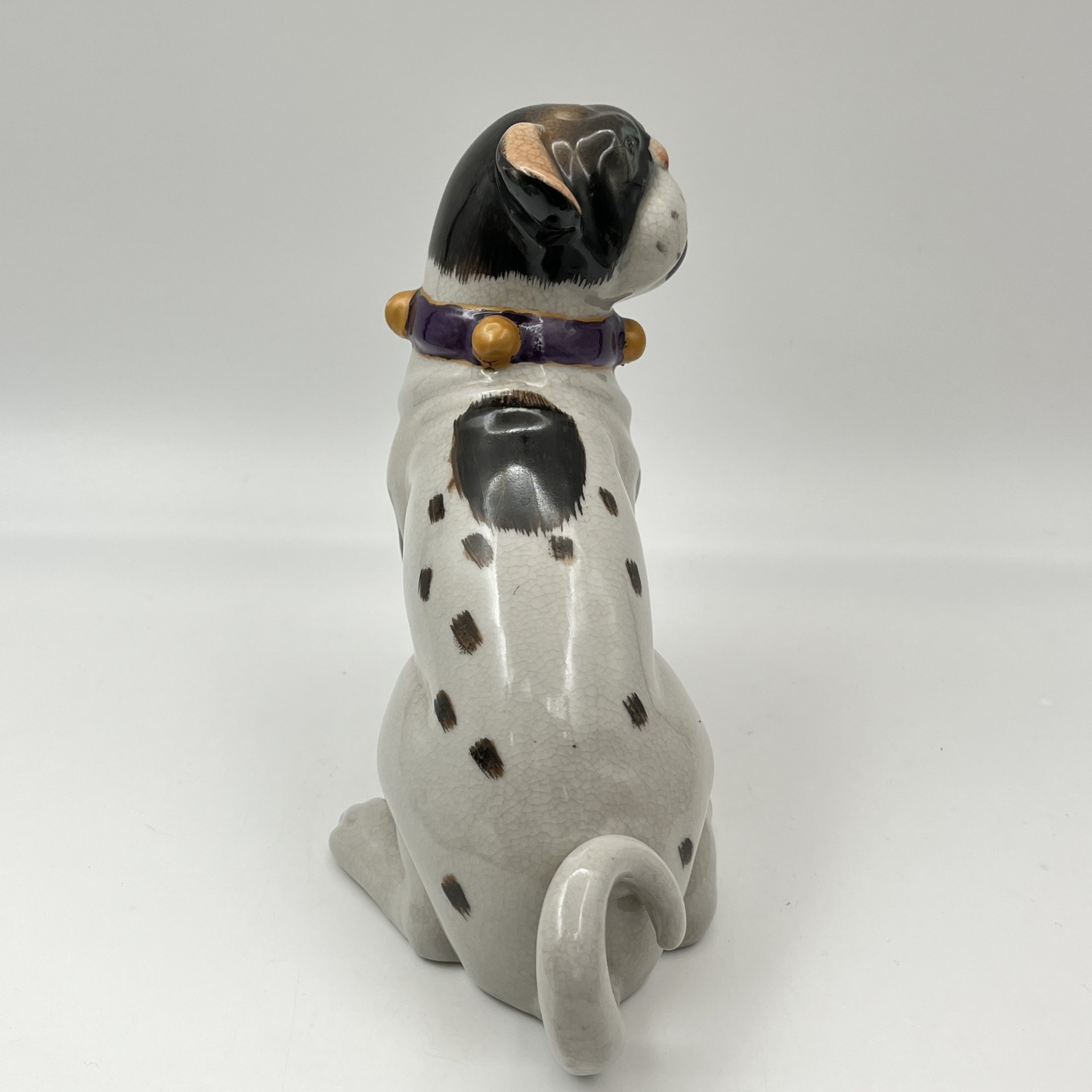 Статуэтка "Собака", фарфор, роспись, кракле, Wong Lee, Китай, 1990-2000 гг.