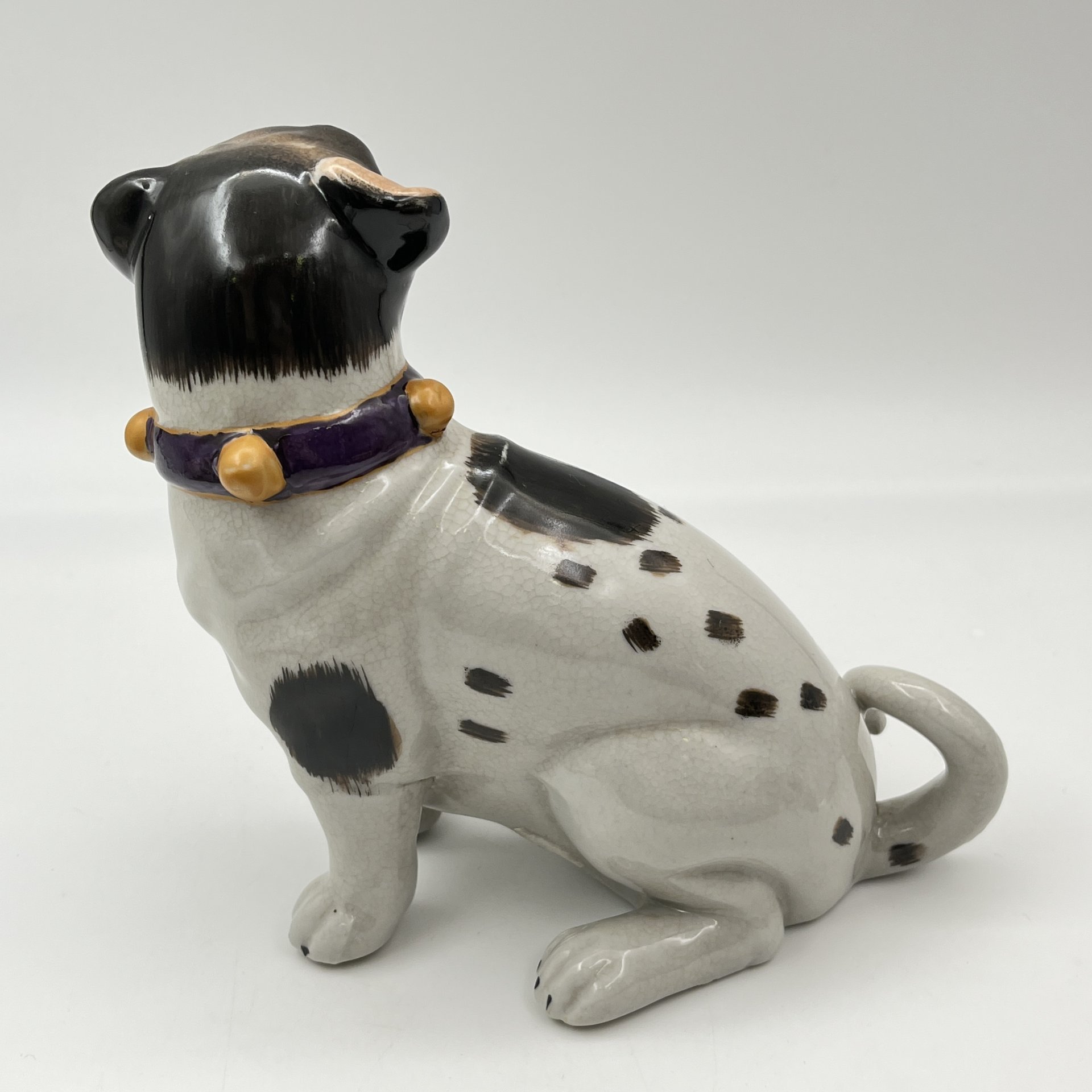 Статуэтка "Собака", фарфор, роспись, кракле, Wong Lee, Китай, 1990-2000 гг.