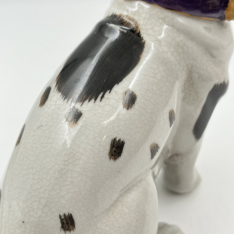 Статуэтка "Собака", фарфор, роспись, кракле, Wong Lee, Китай, 1990-2000 гг.