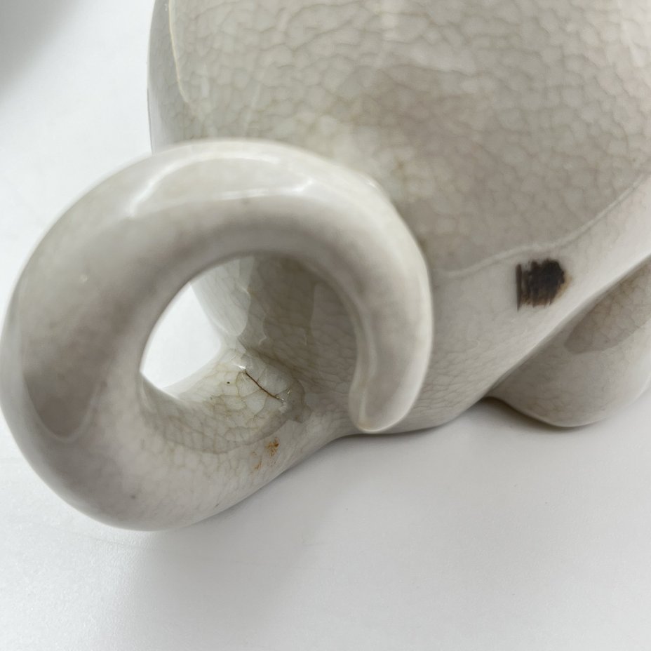 Статуэтка "Собака", фарфор, роспись, кракле, Wong Lee, Китай, 1990-2000 гг.