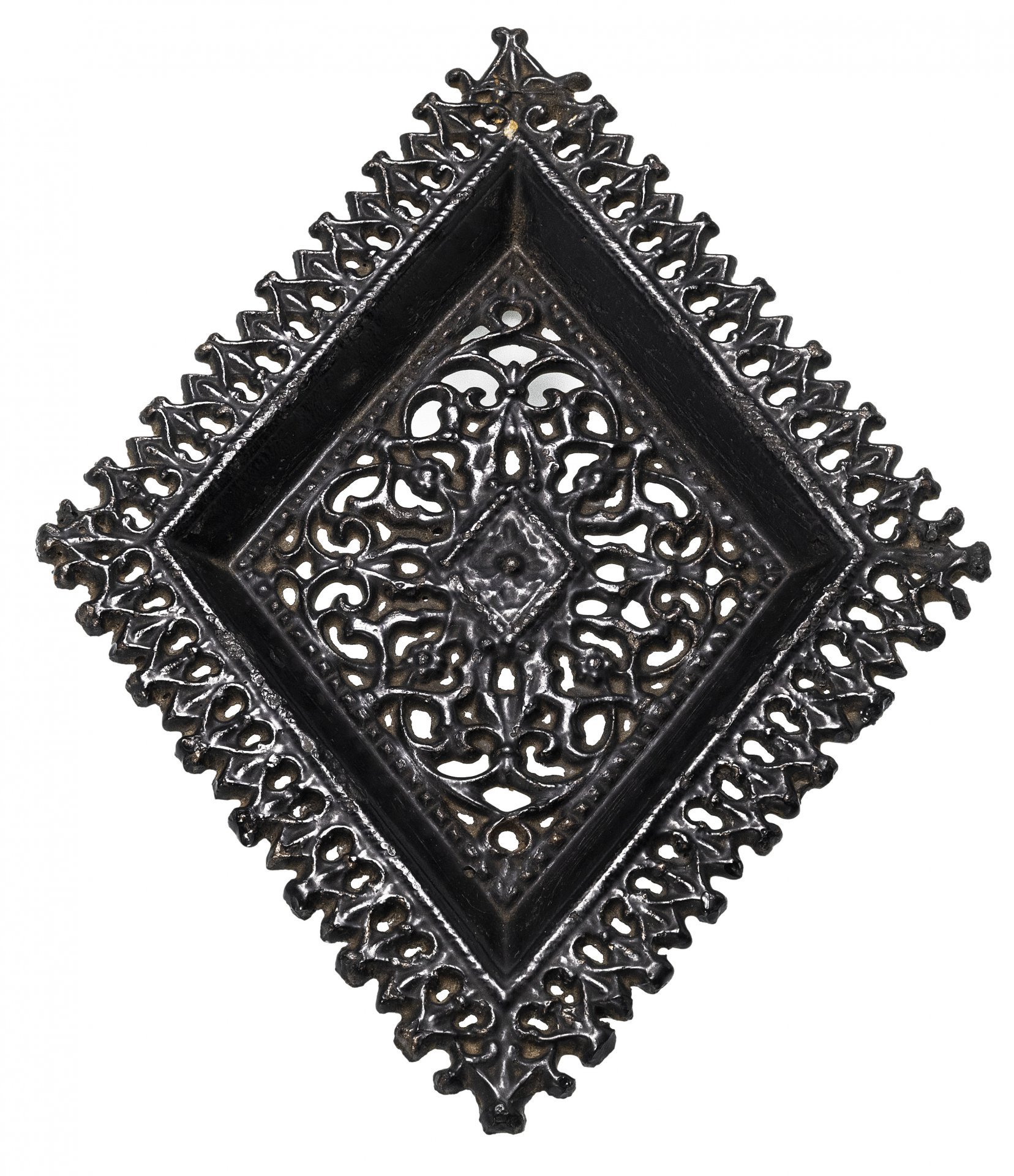 Визитница ажурная, чугун, Каслинский чугунолитейный завод, СССР, 1970-1980 гг.