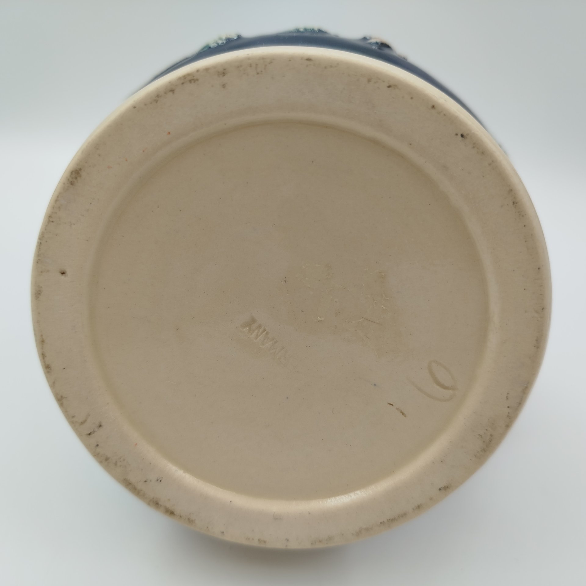 Кружка пивная с крышкой "Altmeister Urtyp", керамика, олово, дорисовка, Германия, 1970-1990 гг.