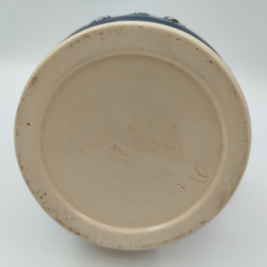 Кружка пивная с крышкой "Altmeister Urtyp", керамика, олово, дорисовка, Германия, 1970-1990 гг.