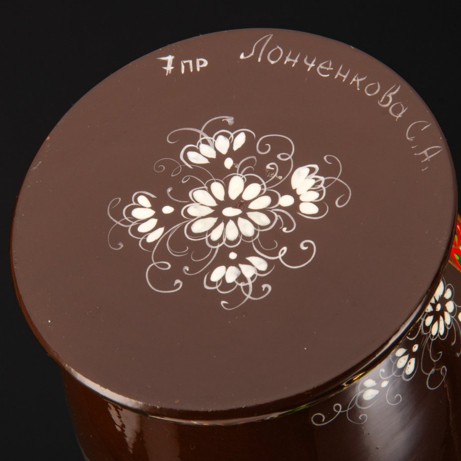 Матрешка "Летняя тройка" (7 мест), автор росписи С.А. Лонченкова